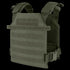 The Condor Sentry Plate Carrier in olive green features multiple attachment points, adjustable shoulder straps, and side buckles—ideal for bushcraft or everyday EDC—shown on a plain background.
